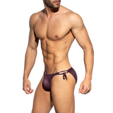 ES Collection Lurex Bikini Brief Aubergine 2315