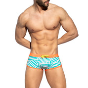 ES Collection Uganda Double Side Swim Trunk Turquoise 2319