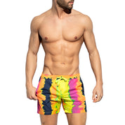 ES Collection Kaleido Swim Shorts Neon Yellow 2403