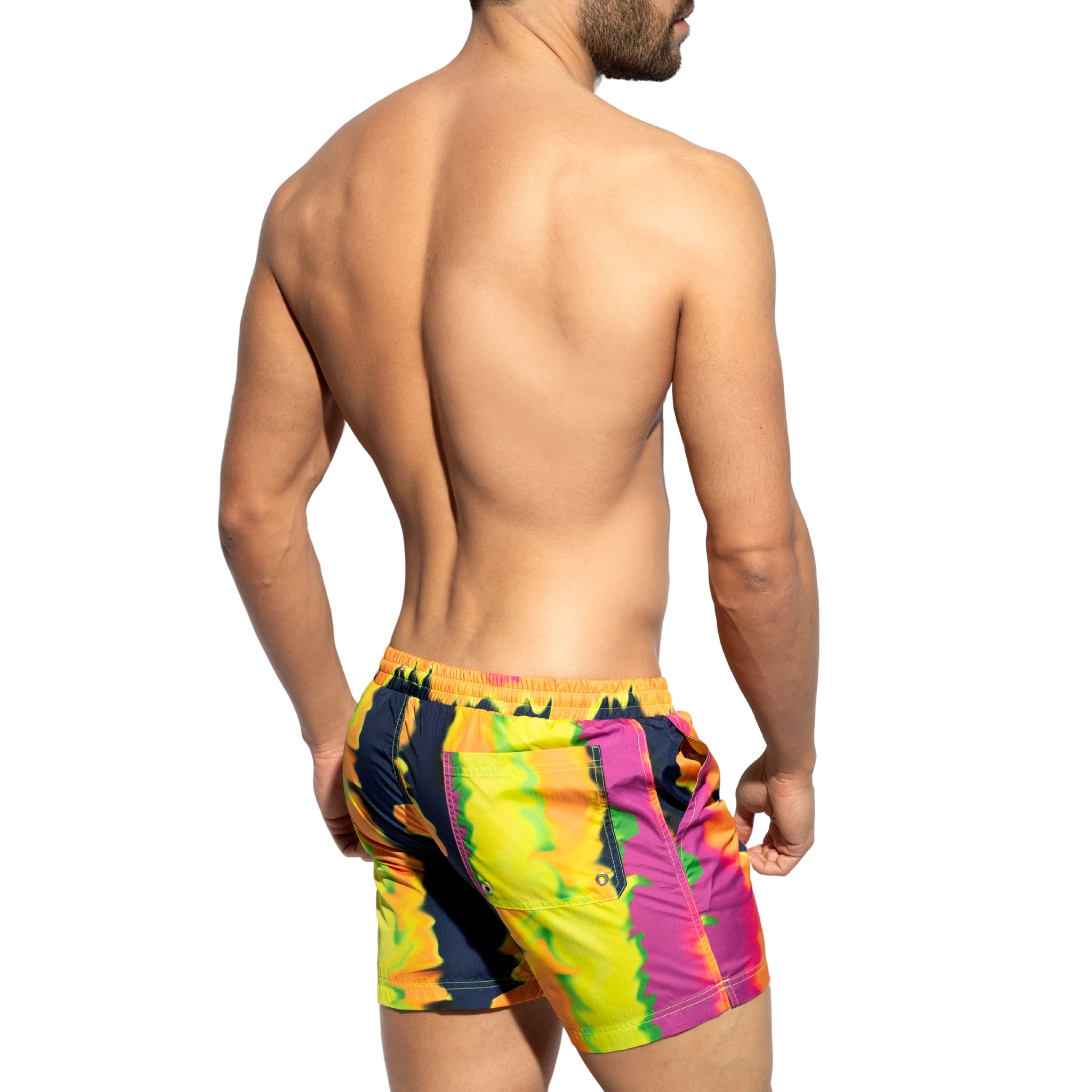 ES Collection Kaleido Swim Shorts Neon Yellow 2403