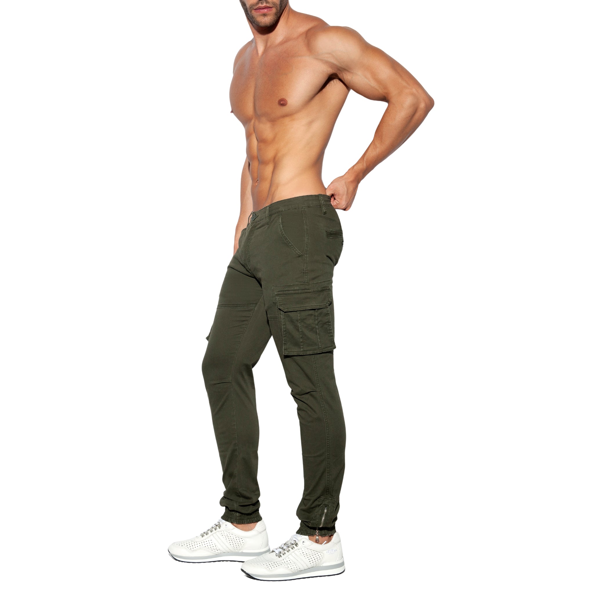 ES Collection Cargo Pants Khaki ESJ053