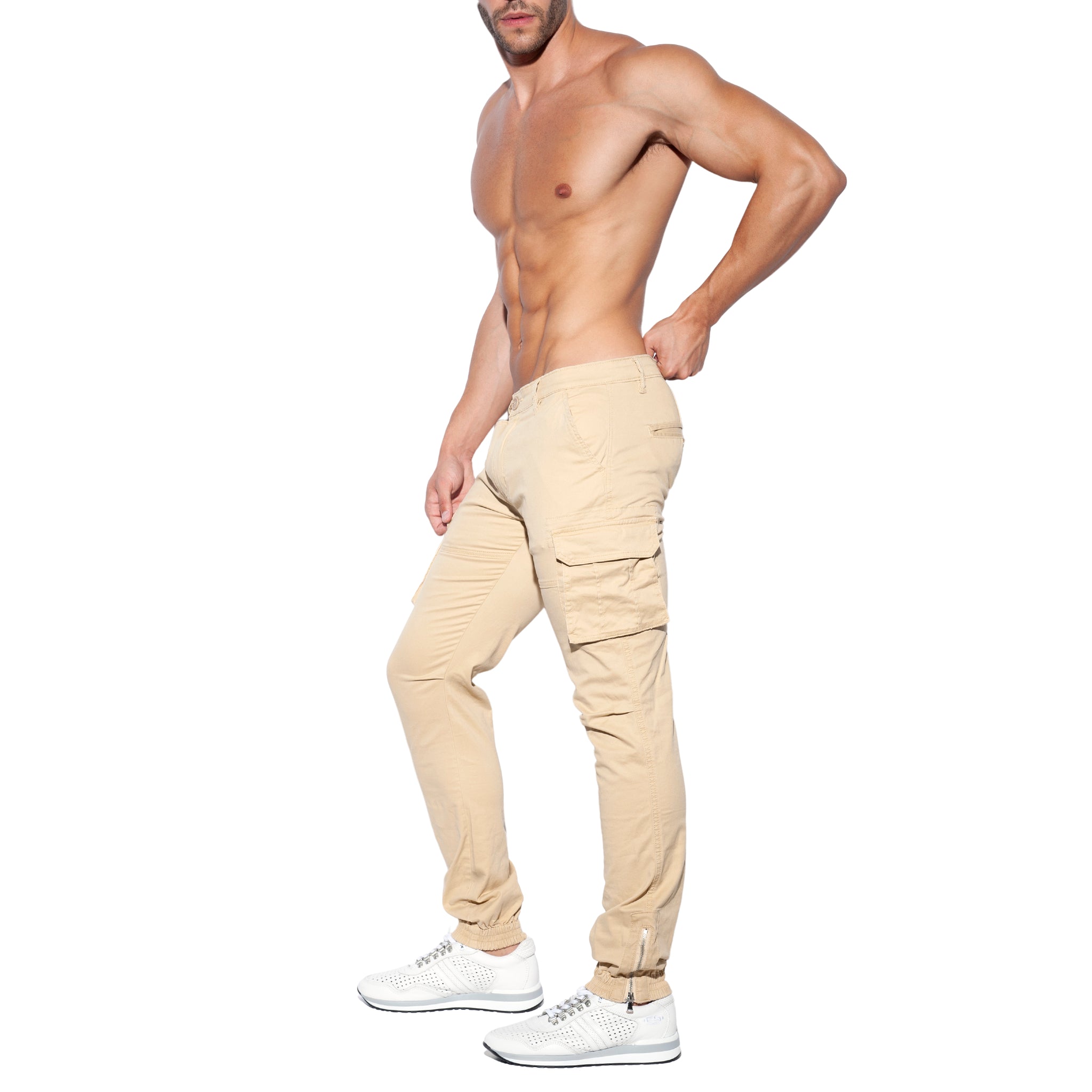 ES Collection Cargo Pants Beige ESJ053