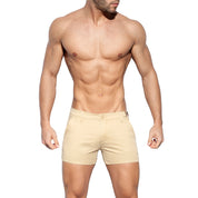 ES Collection Plain Cargo Short Beige ESJ055