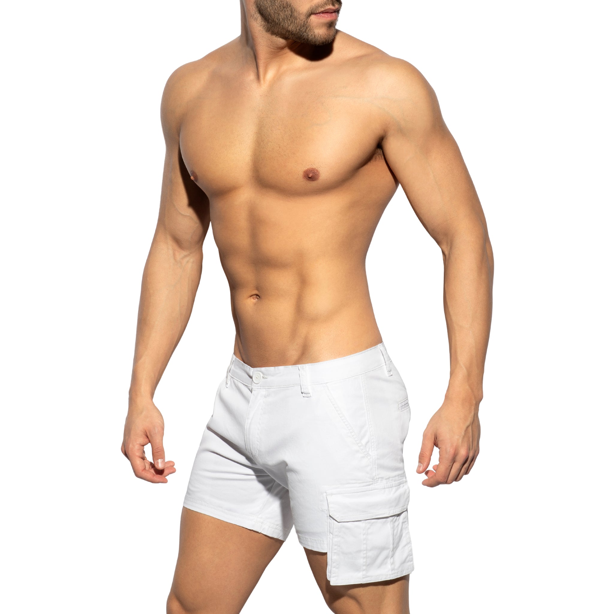 ES Collection Pocket Cargo Short White ESJ062