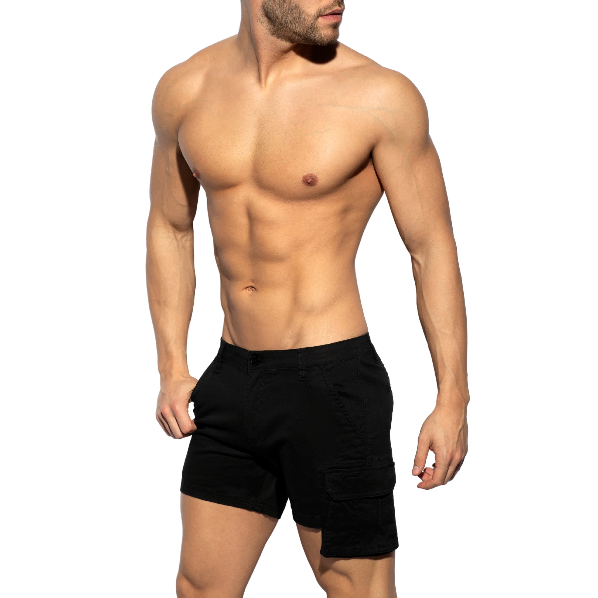 ES Collection Pocket Cargo Short Black ESJ062