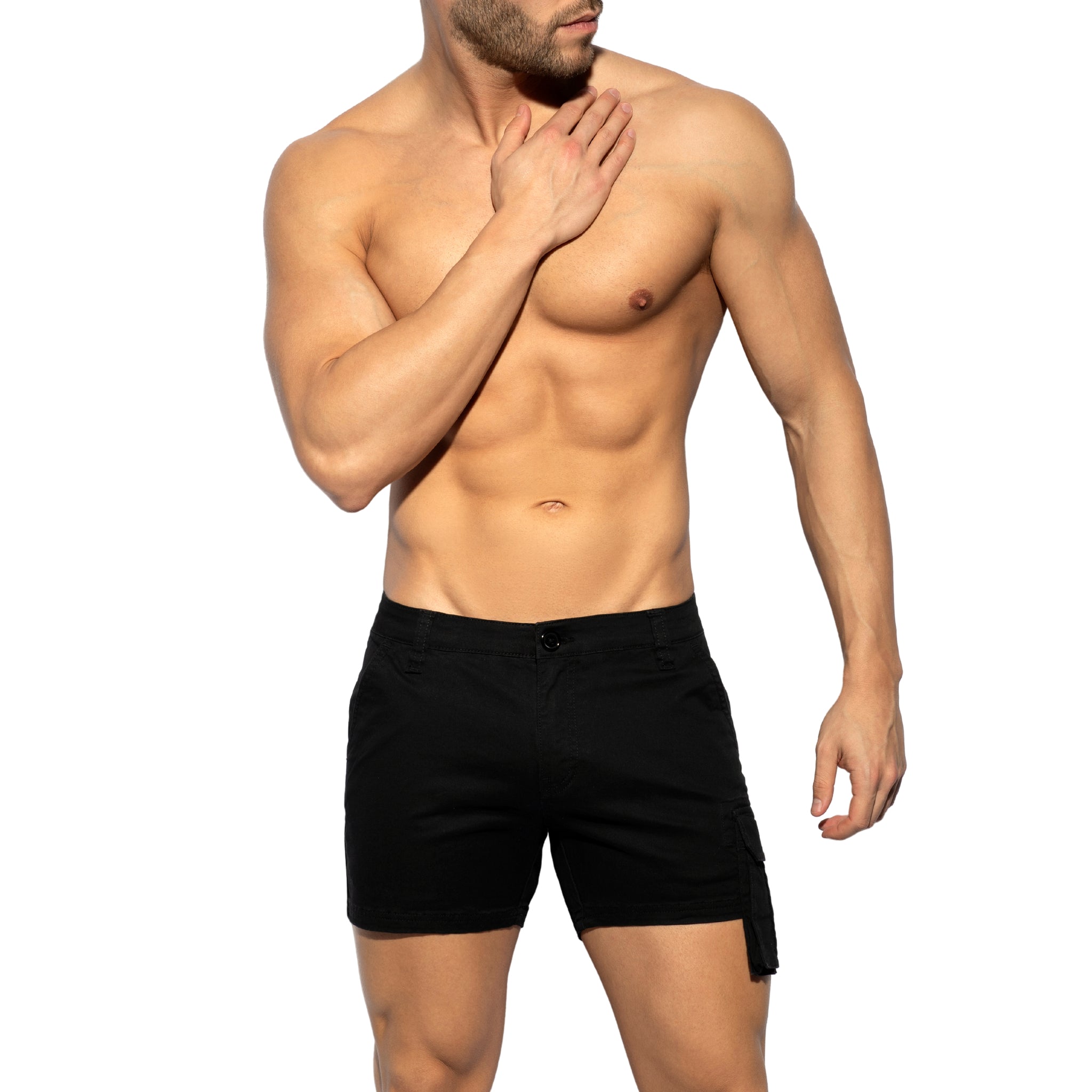 ES Collection Pocket Cargo Short Black ESJ062