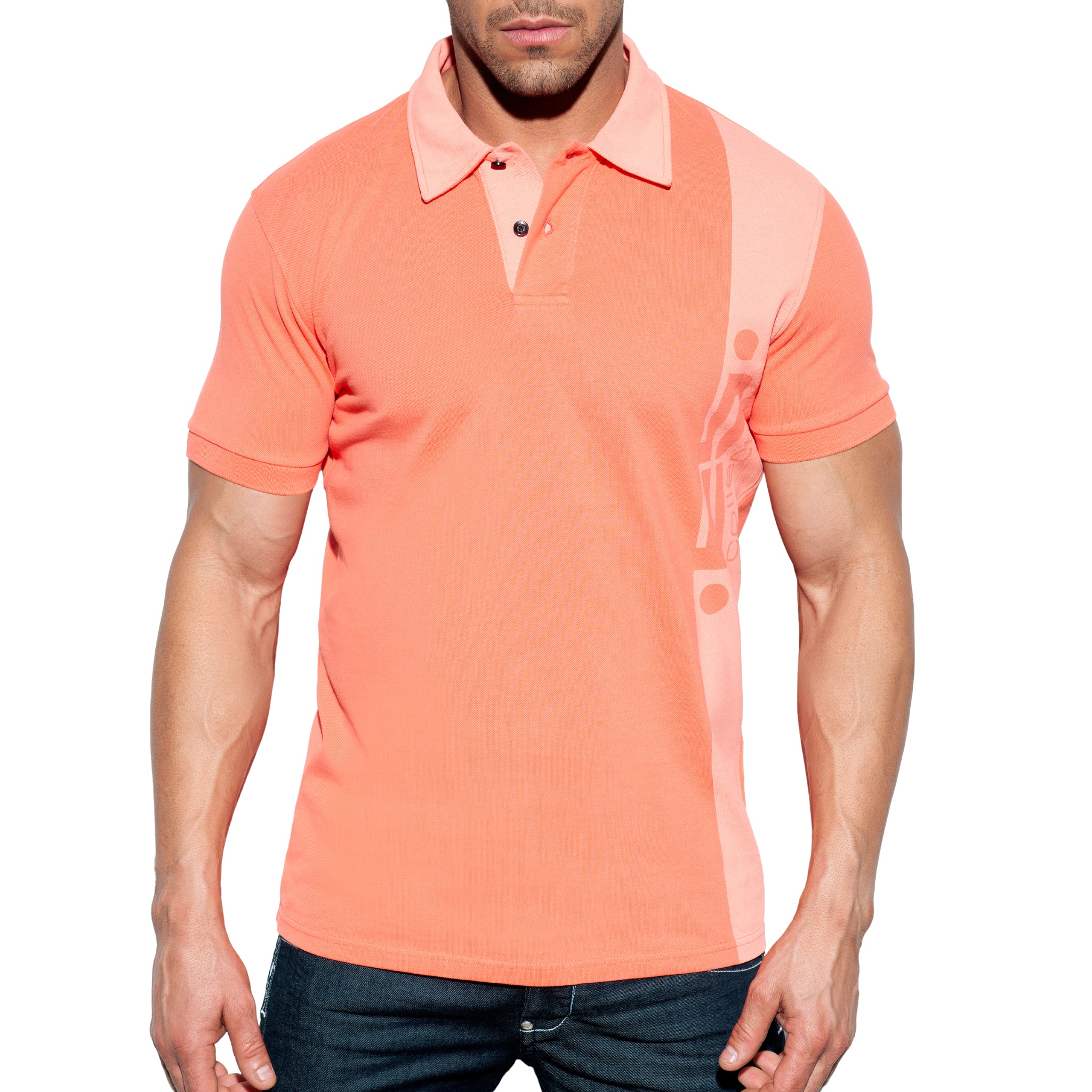 ES Collection ES Logo Basic Polo Pink POLO28