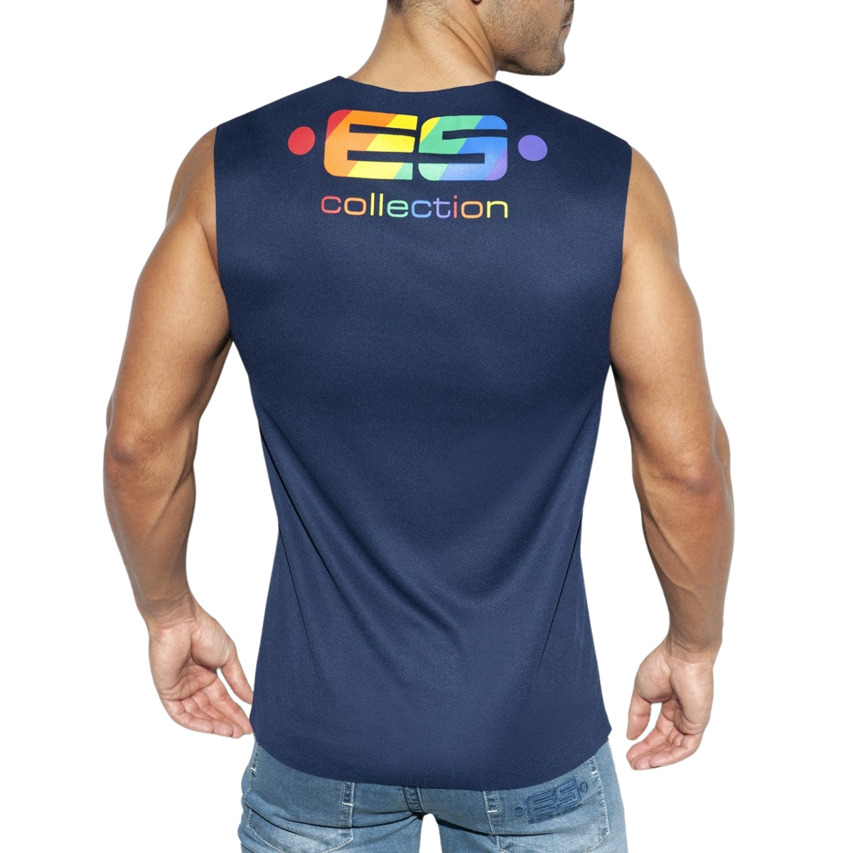 ES Collection ES Pride Tank Top Navy PU355