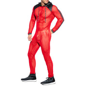 ES Collection Dystopia Mesh Suit Red SP205