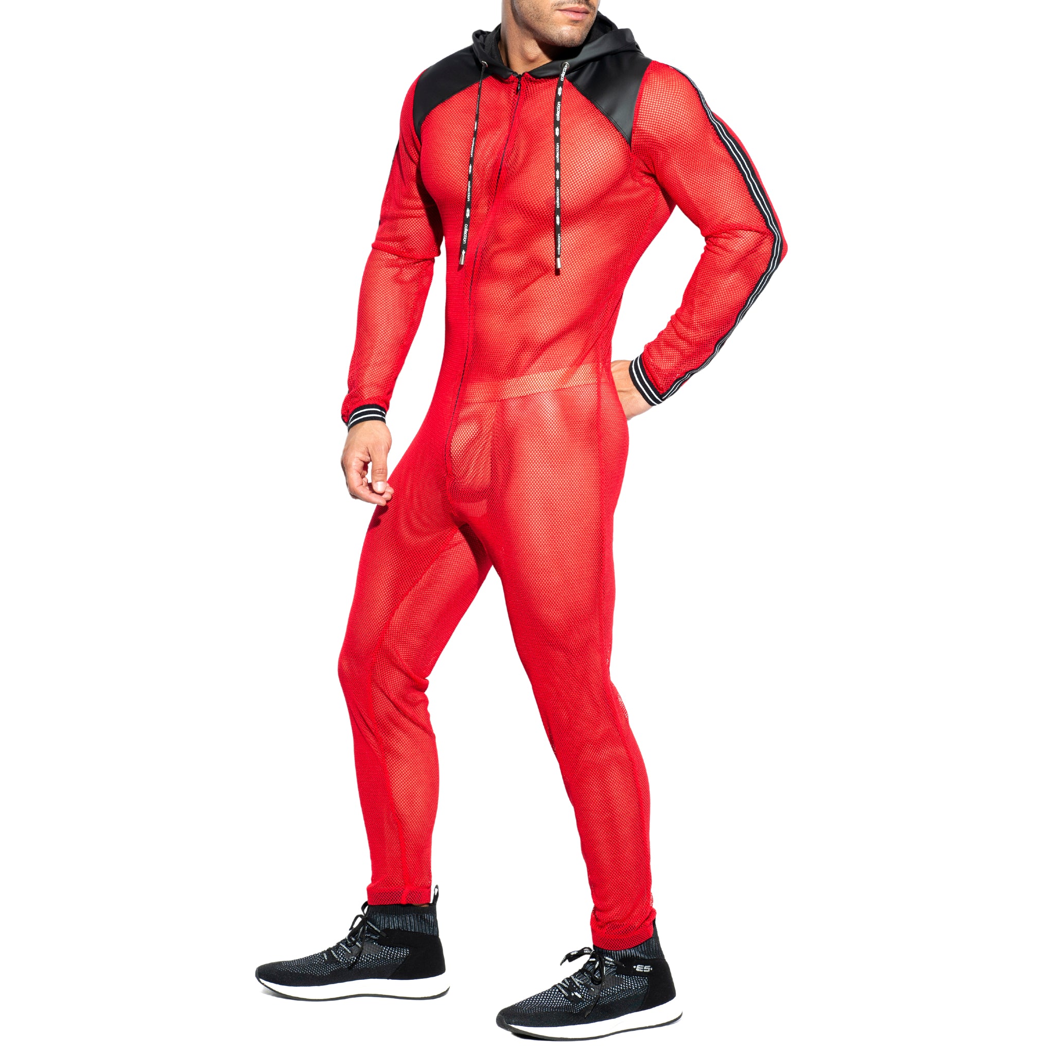 ES Collection Dystopia Mesh Suit Red SP205