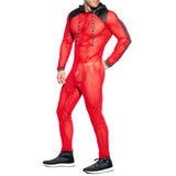 ES Collection Dystopia Mesh Suit Red SP205