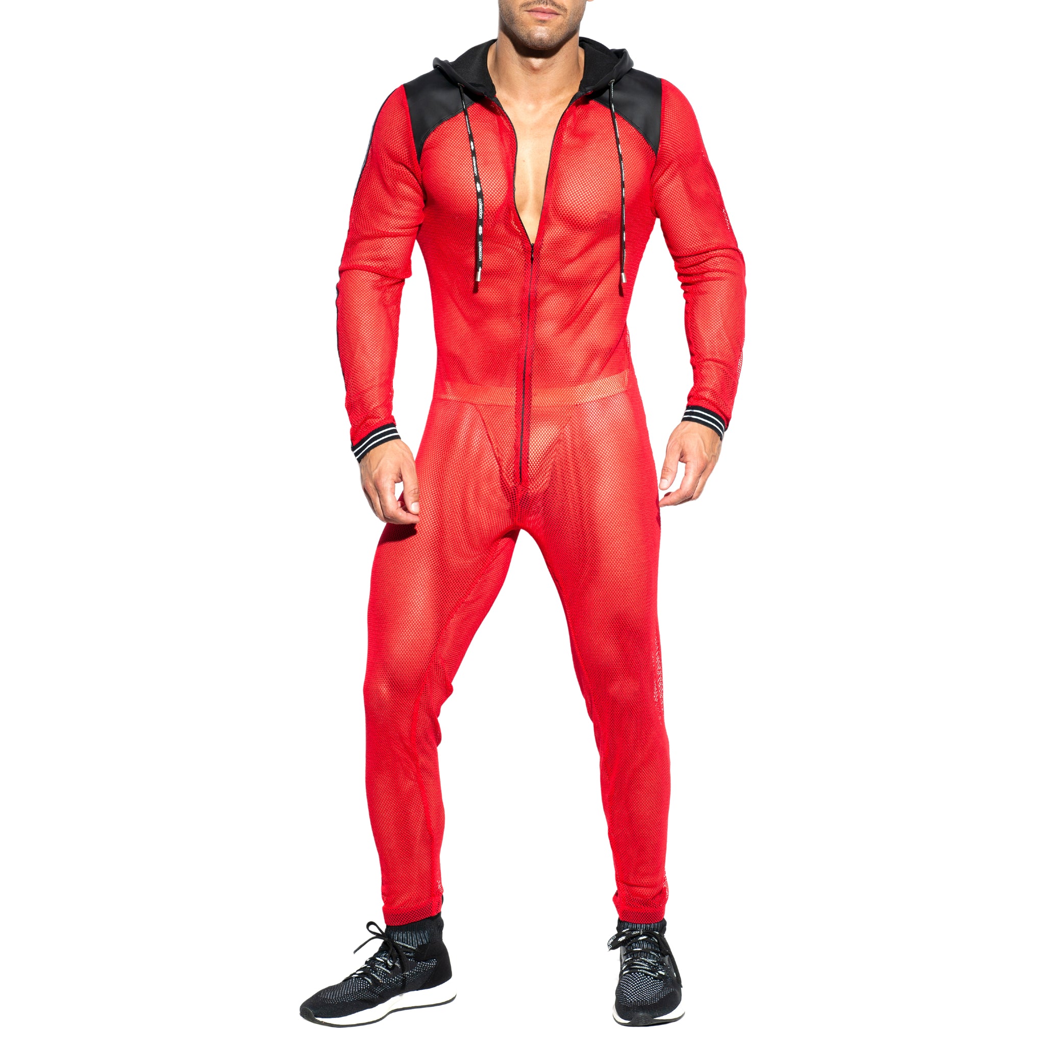 ES Collection Dystopia Mesh Suit Red SP205