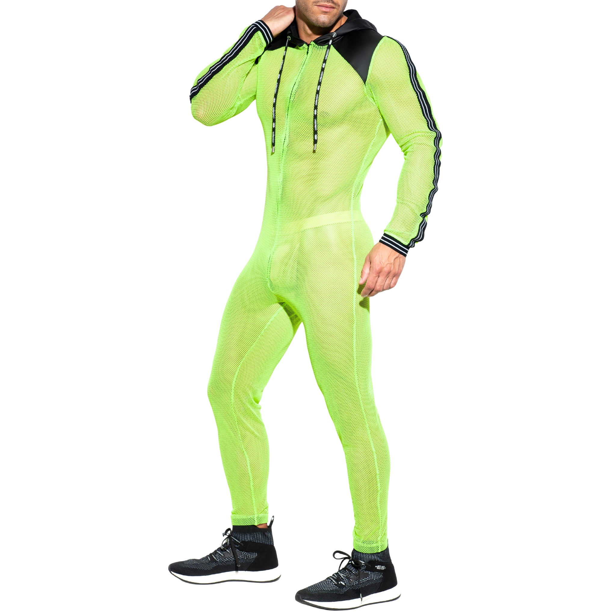 ES Collection Dystopia Mesh Suit Lemon Green SP205