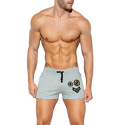 ES Collection Army Padded Sport Shorts Heather Grey SP222