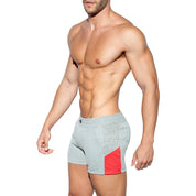 ES Collection Rustic Combi Sports Short Heather Grey SP225