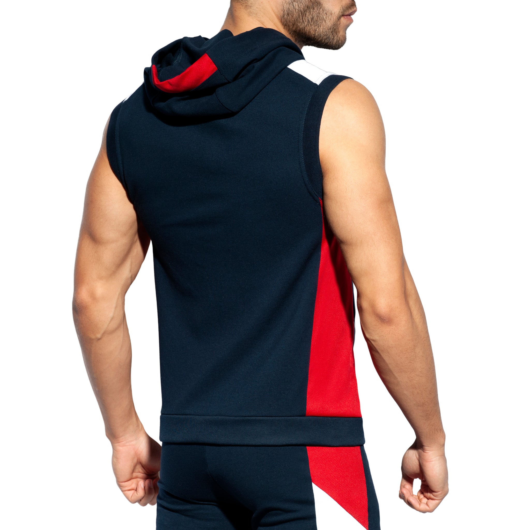 ES Collection Pique Fit Hoodie Navy SP243