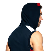 ES Collection Pique Fit Hoodie Navy SP243