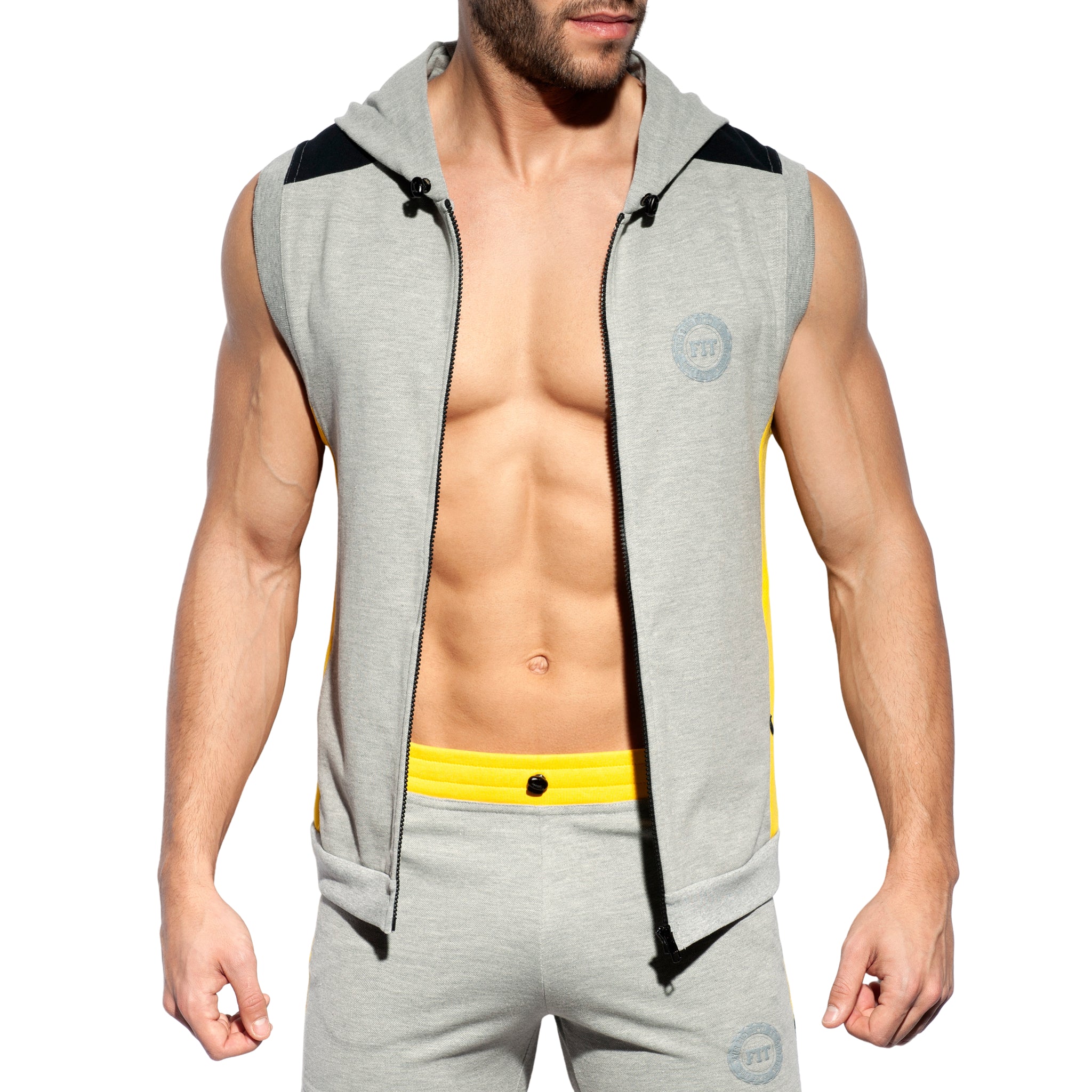 ES Collection Pique Fit Hoodie Heather Grey SP243