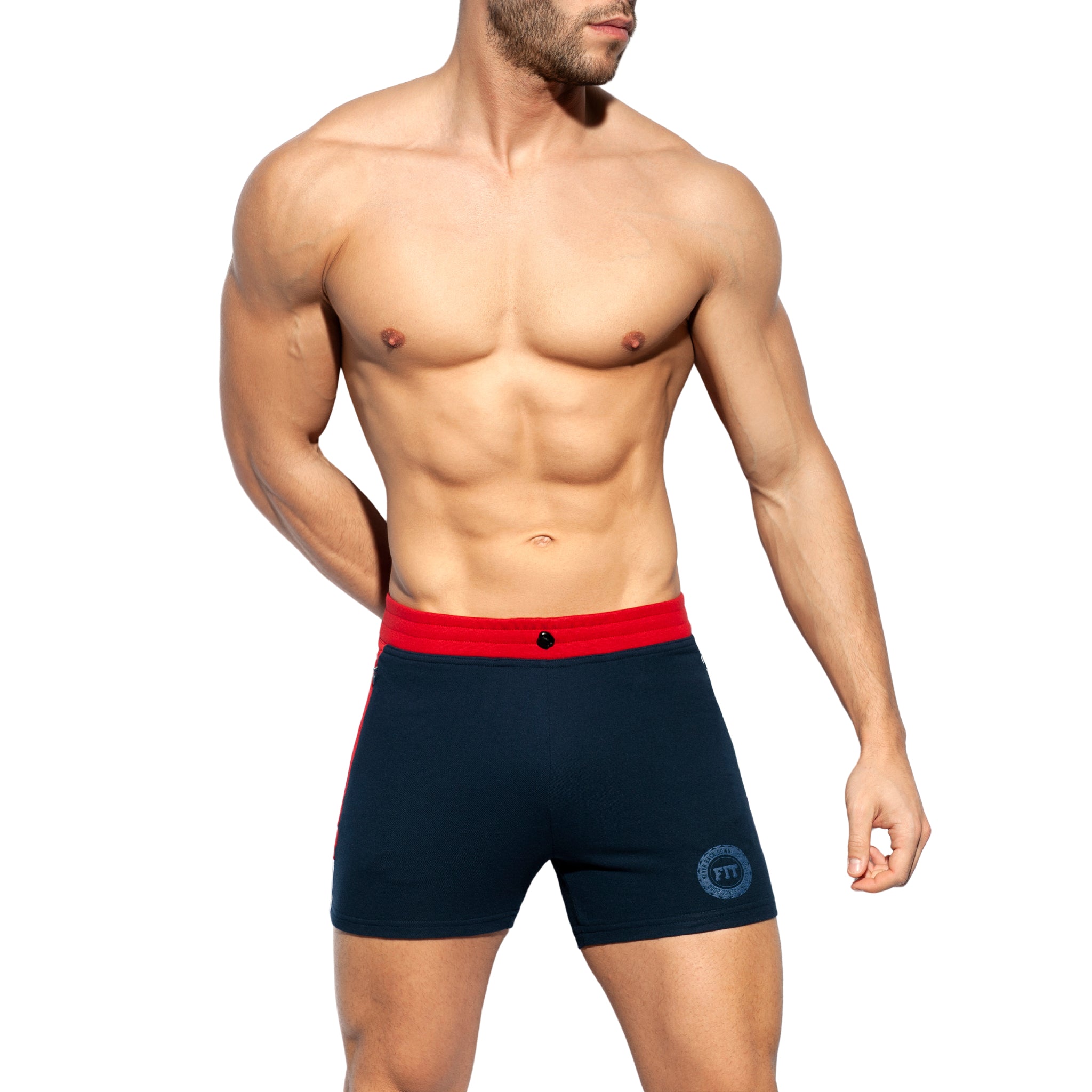 ES Collection Pique Fit Shorts Navy SP246