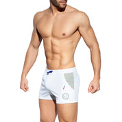 ES Collection Fit Flag Short Shorts White SP249