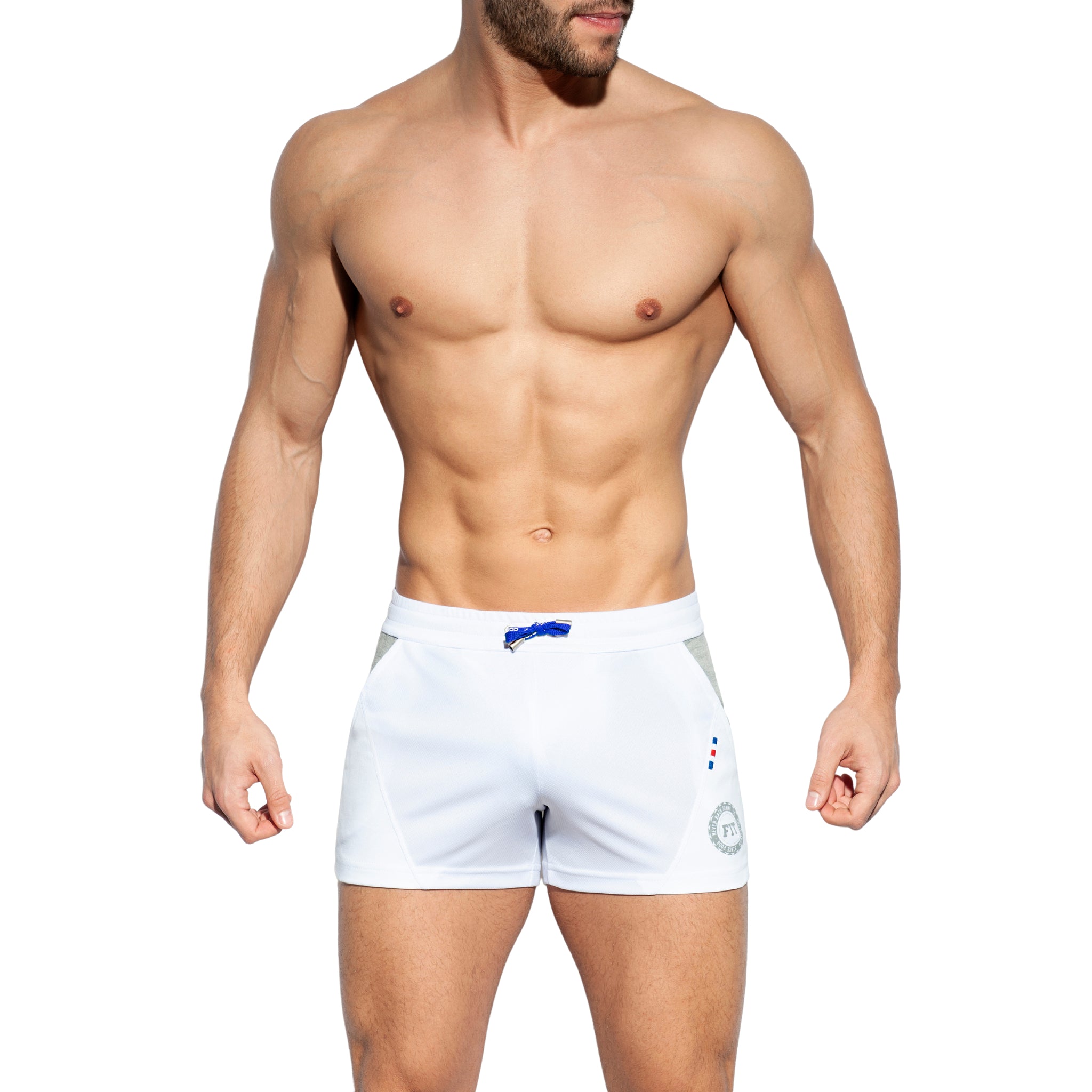 ES Collection Fit Flag Short Shorts White SP249