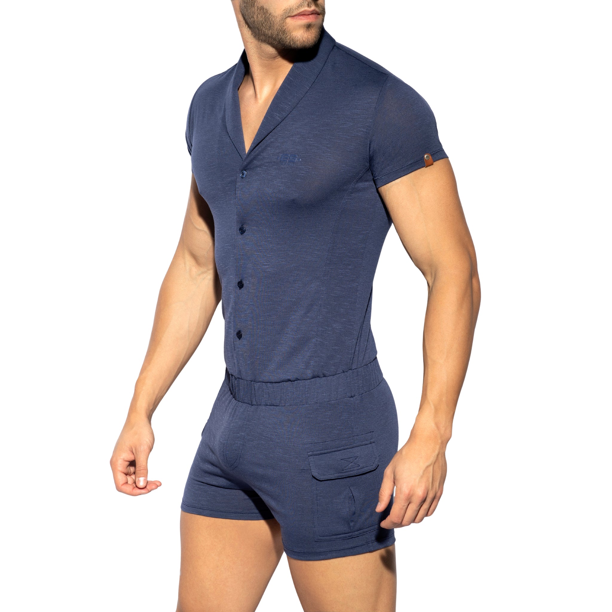 ES Collection Sleeves Body Suit Navy SP256