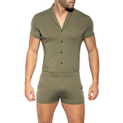 ES Collection Sleeves Body Suit Khaki SP256
