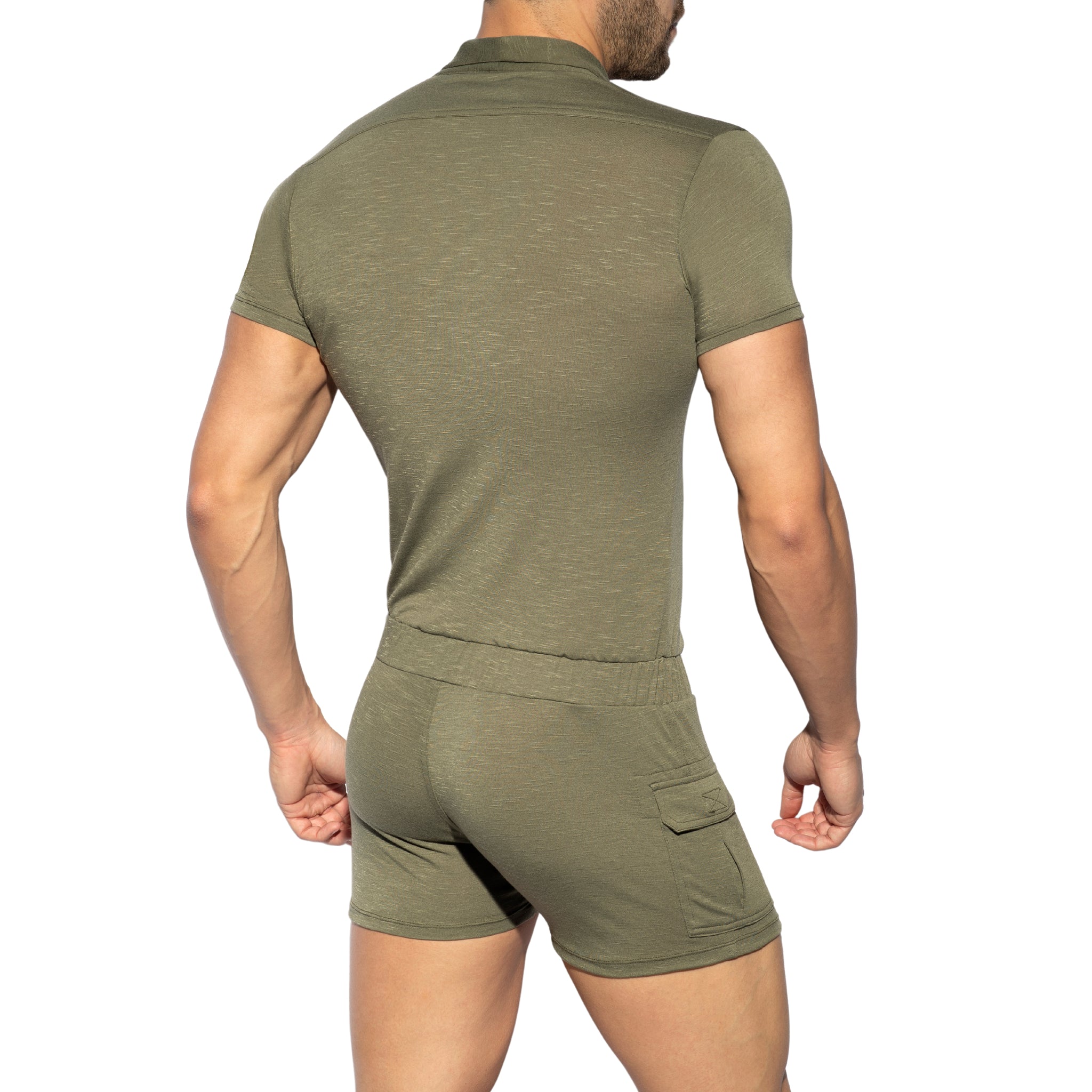 ES Collection Sleeves Body Suit Khaki SP256