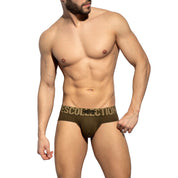 ES Collection Recycled Rib Brief Khaki UN570