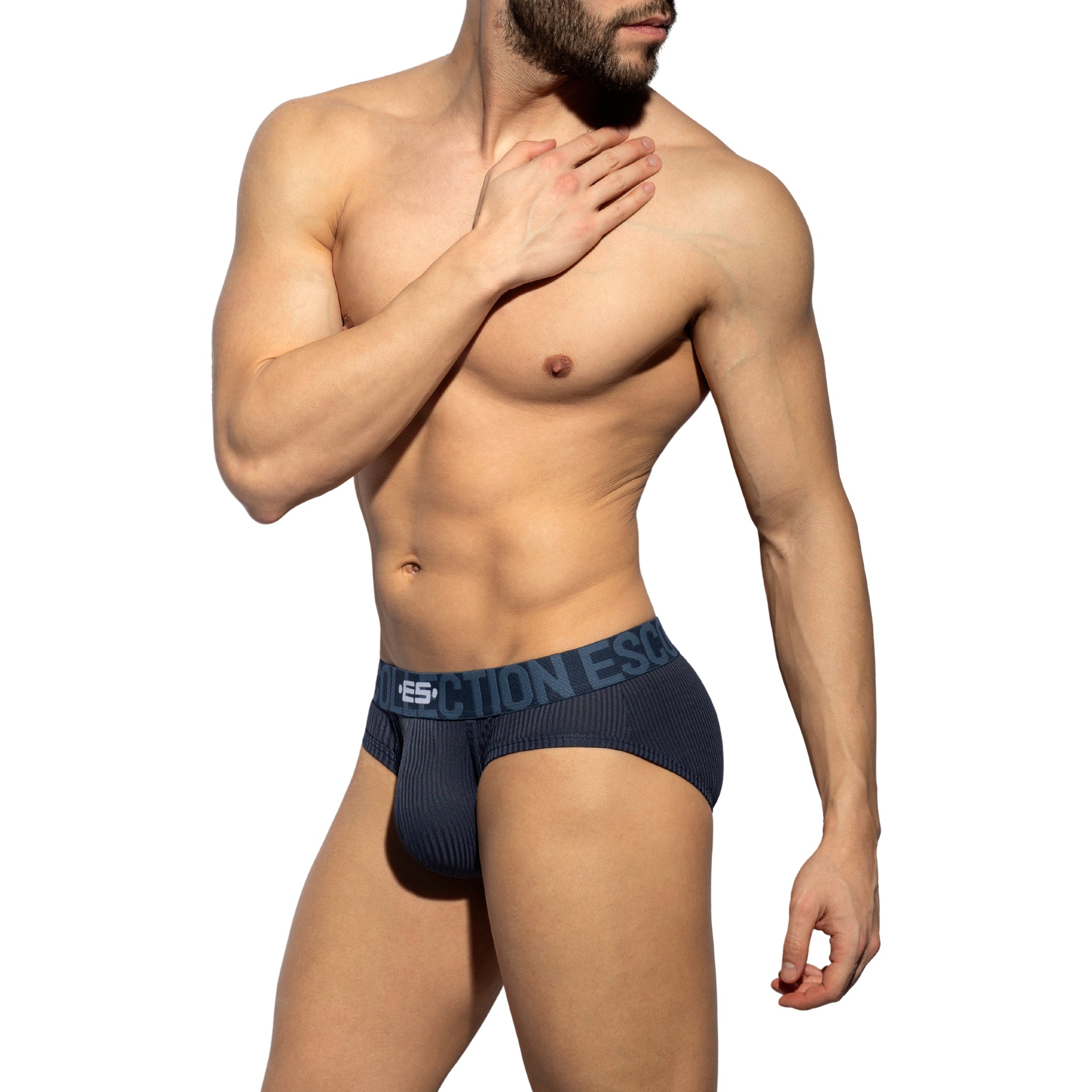 ES Collection Recycled Rib Brief Navy UN570