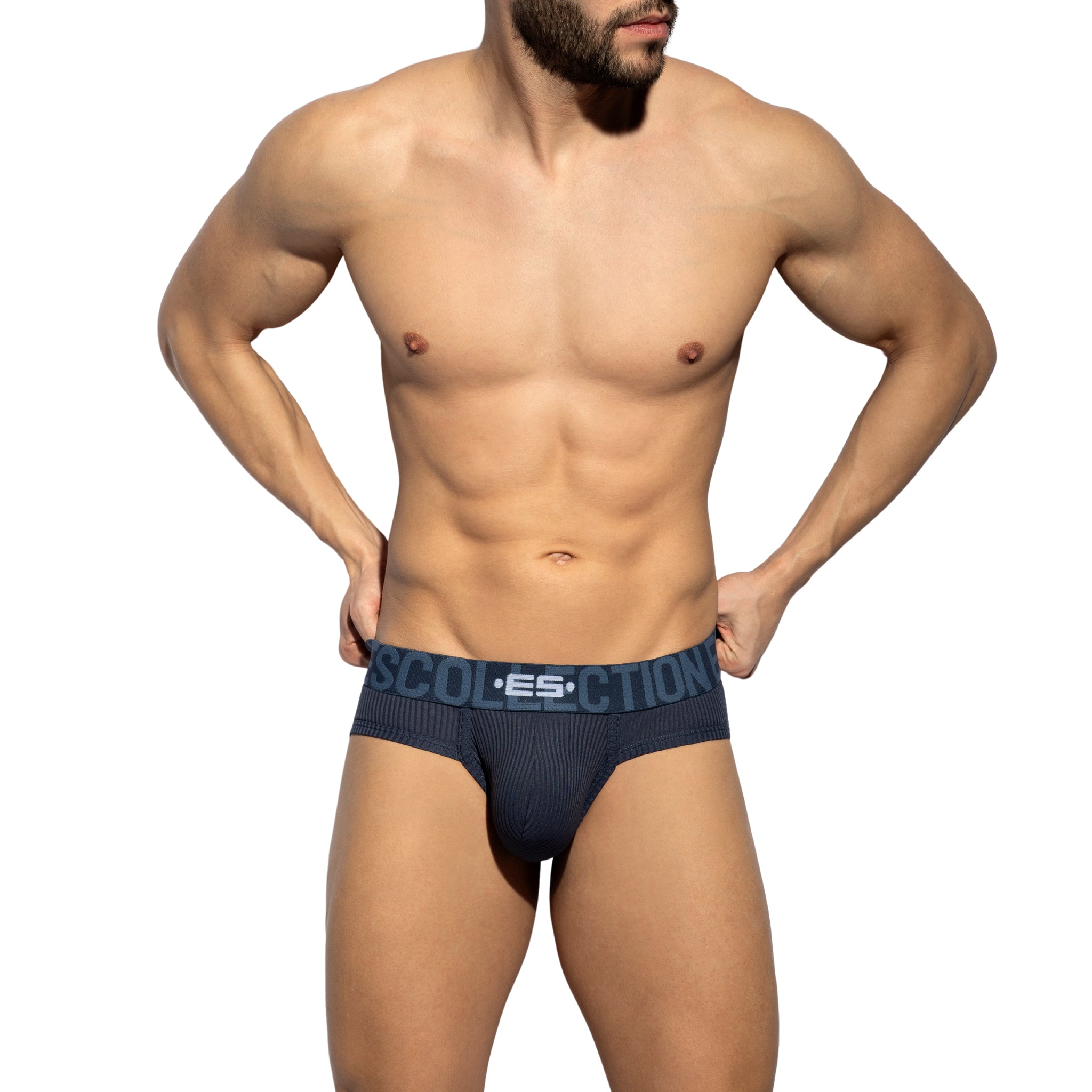 ES Collection Recycled Rib Brief Navy UN570