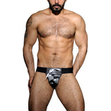 Addicted Tie-Up Jock Strap Grey Camouflage AD234