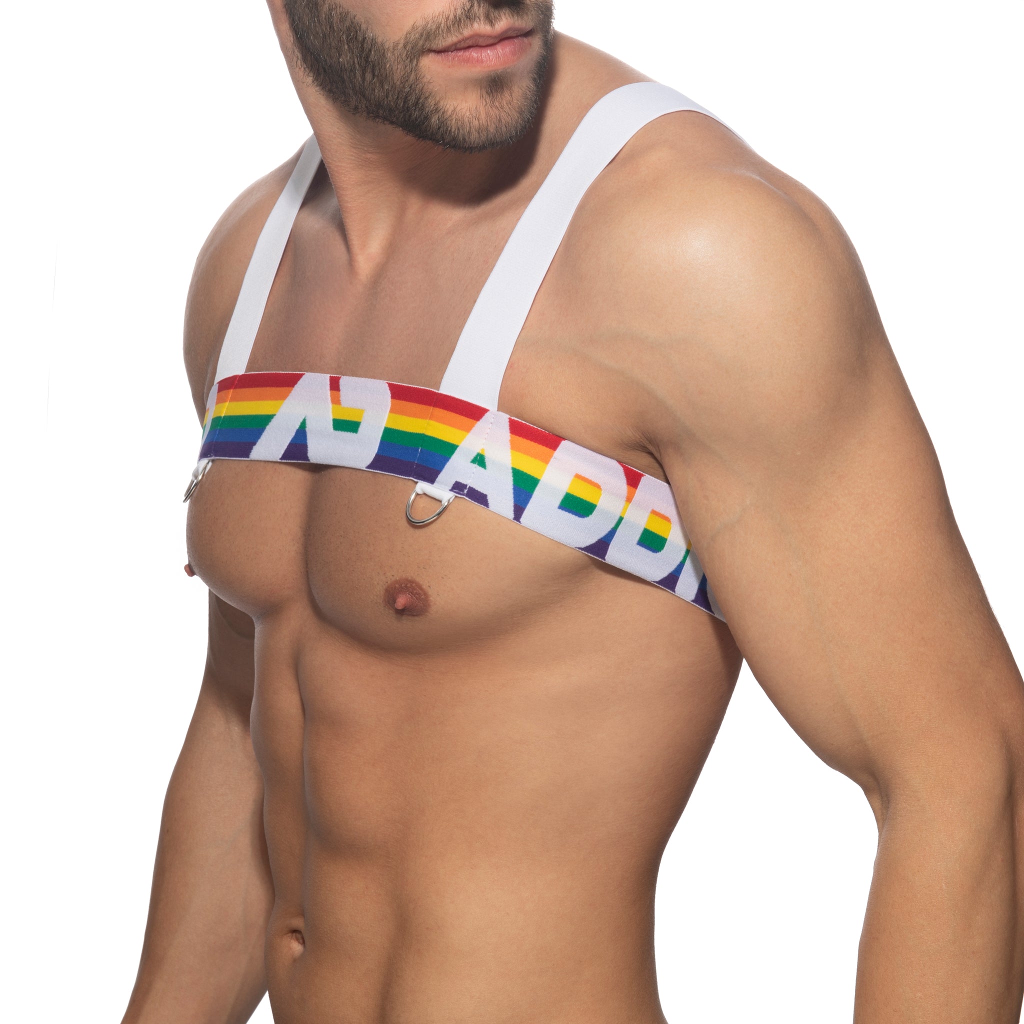 Addicted AD Rainbow Harness White AD1111