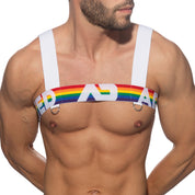 Addicted AD Rainbow Harness White AD1111