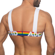 Addicted AD Rainbow Harness White AD1111