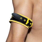 AD Fetish Leather Bracelet Yellow ADF42