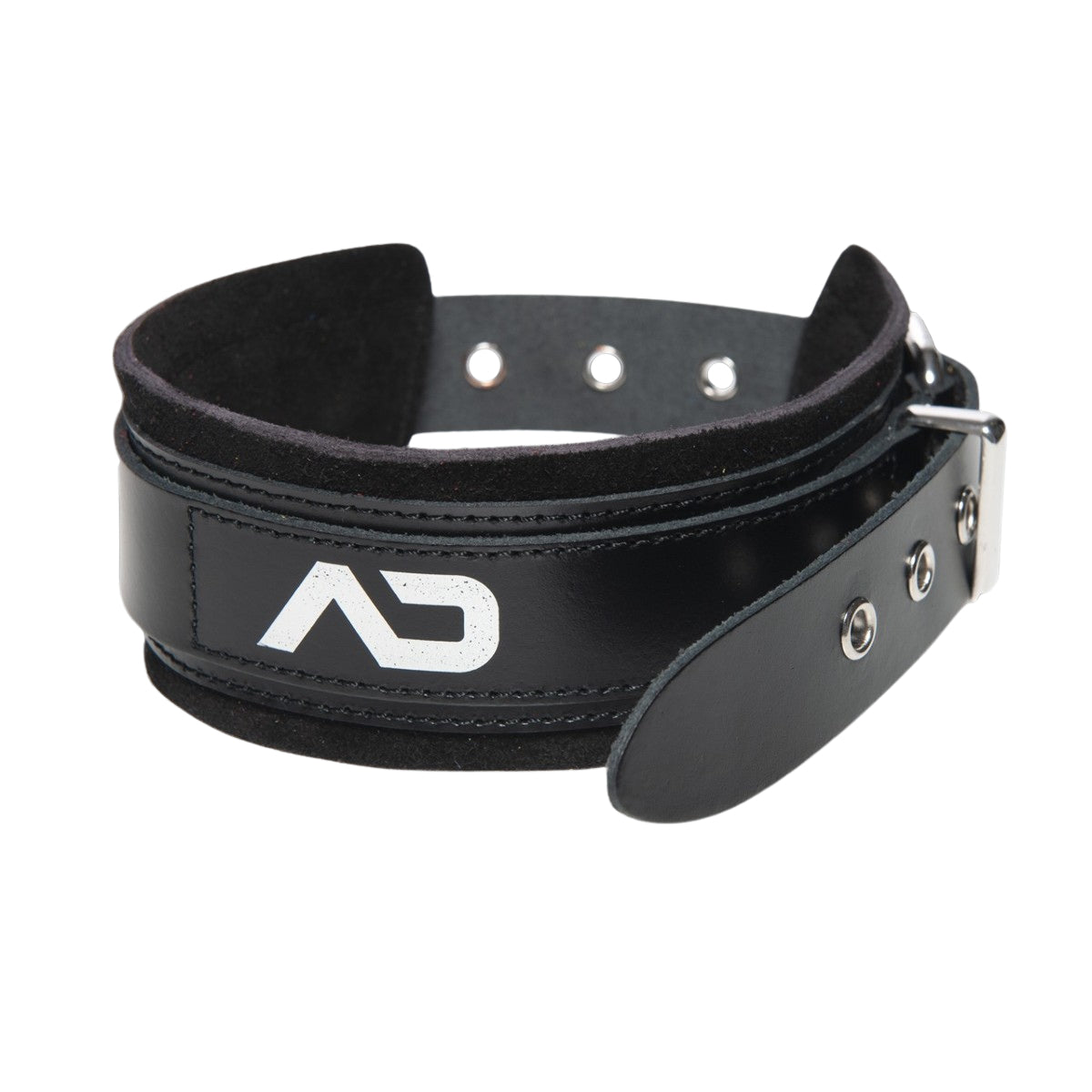 AD Fetish Leather Bracelet Silver ADF42