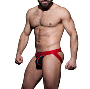 AD Fetish Camo Stripe Fetish Jock Strap Red ADF64