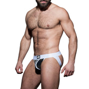 AD Fetish Camo Stripe Fetish Jock Strap White ADF64