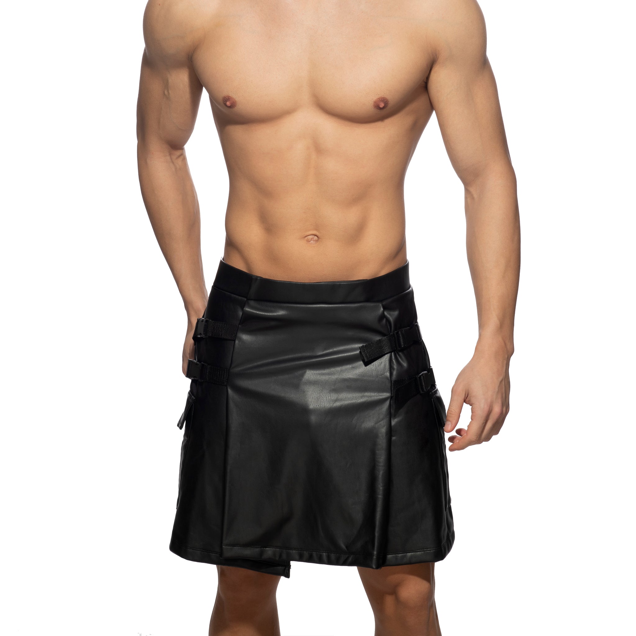 AD Fetish Rub Fetish Clip Skirt Black ADF170