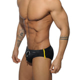 AD Fetish Sides Zipper Swim Brief Yellow ADS120