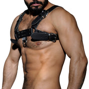 AD Fetish Leather Harness Black ADF30