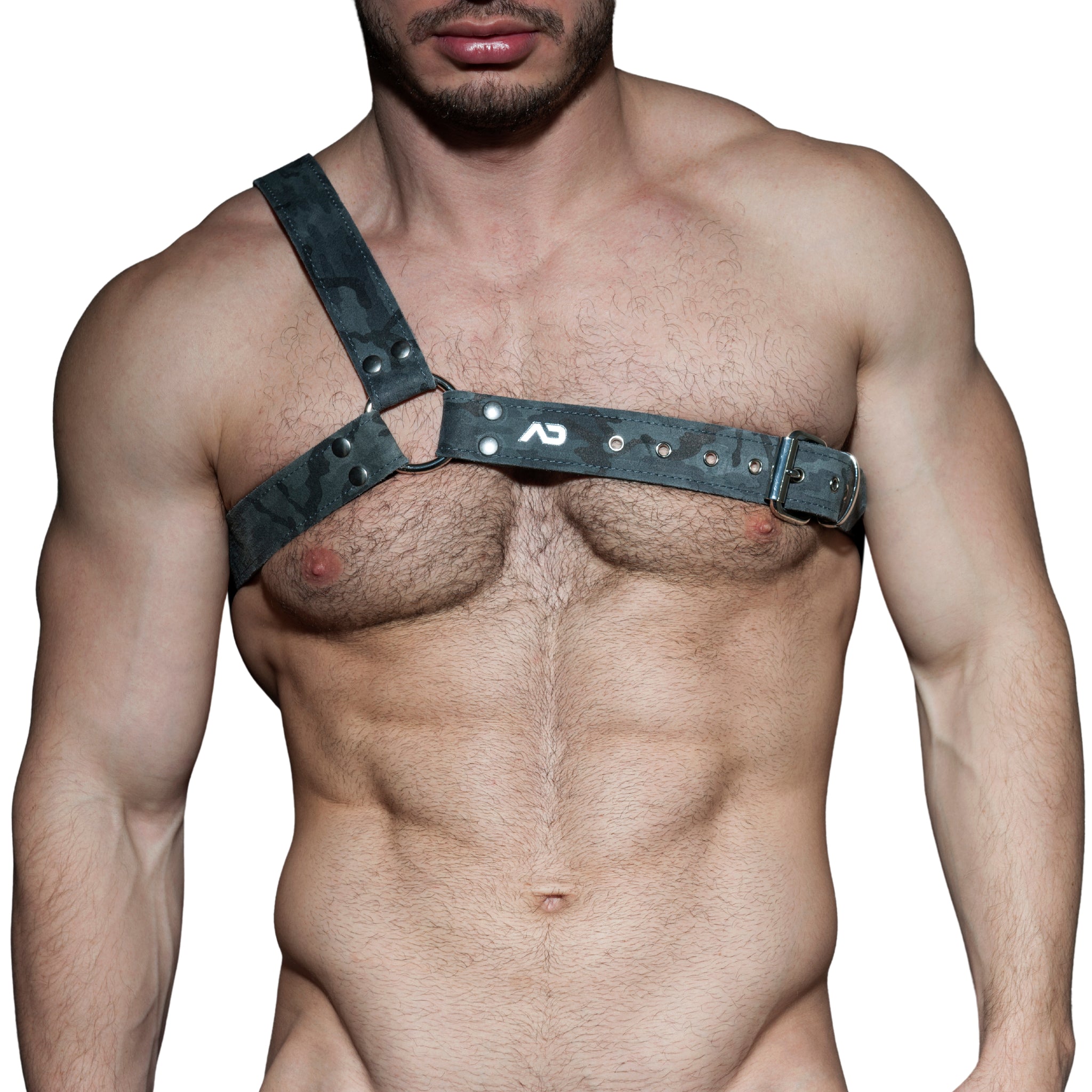 AD Fetish Gladiator Camo Harness Grey Camouflage ADF91