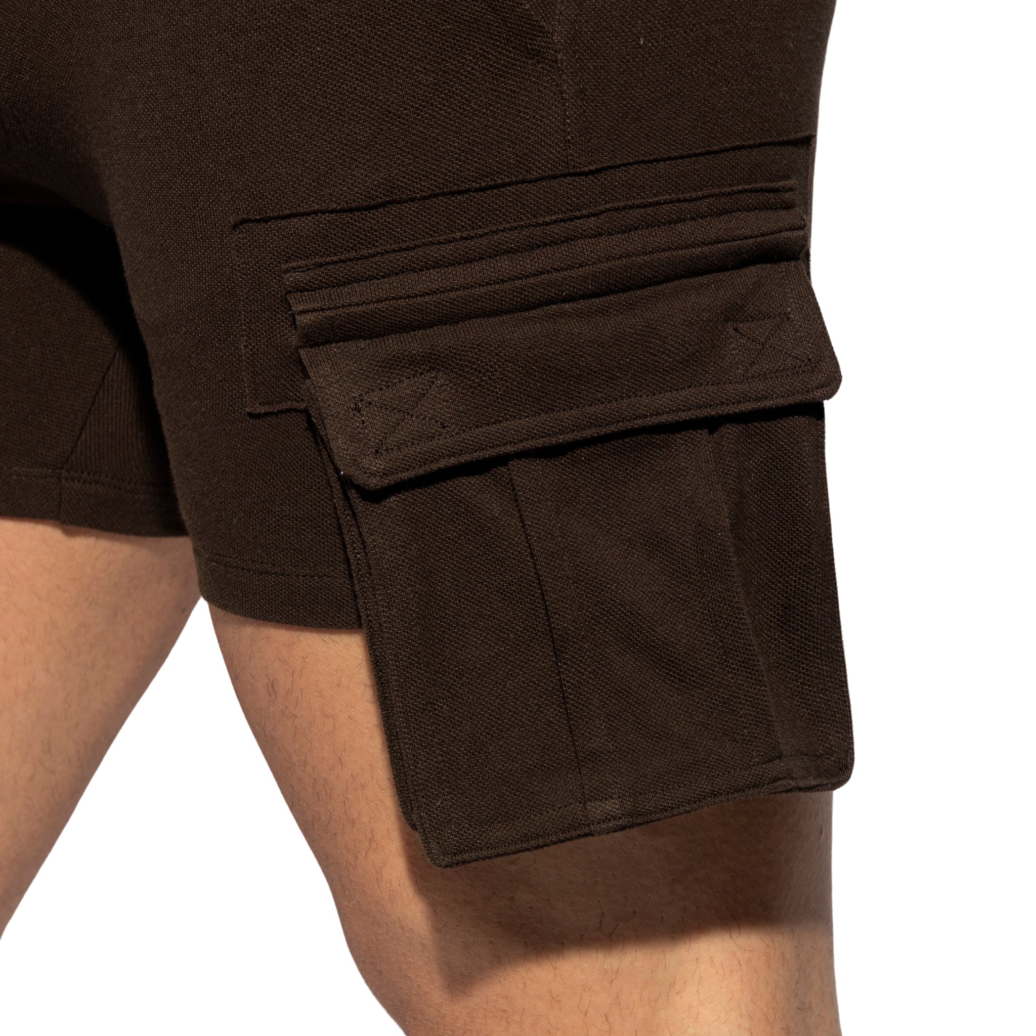 ES Collection Pique Short Brown SP260