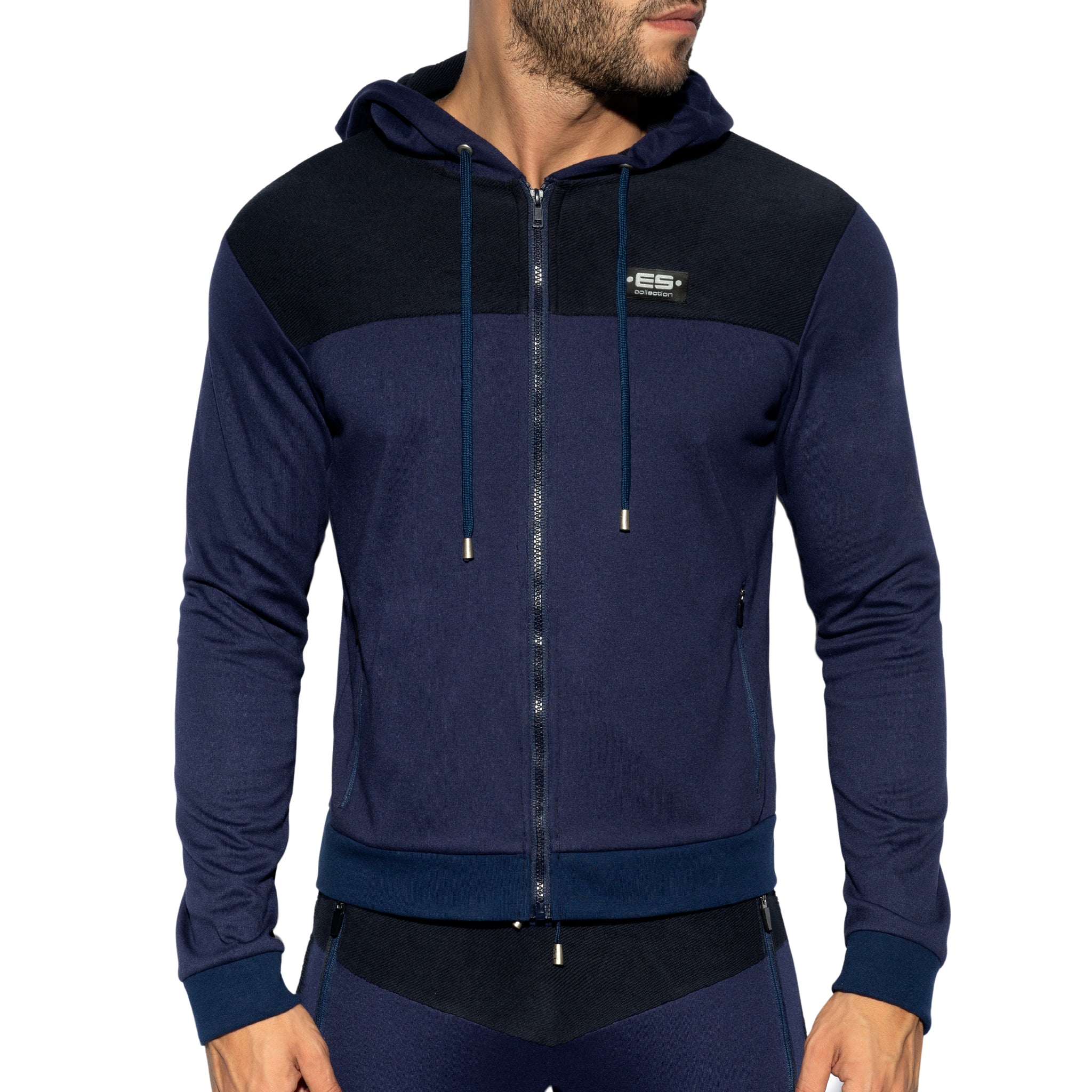 ES Collection Navy Combi Hoodie Navy SP276