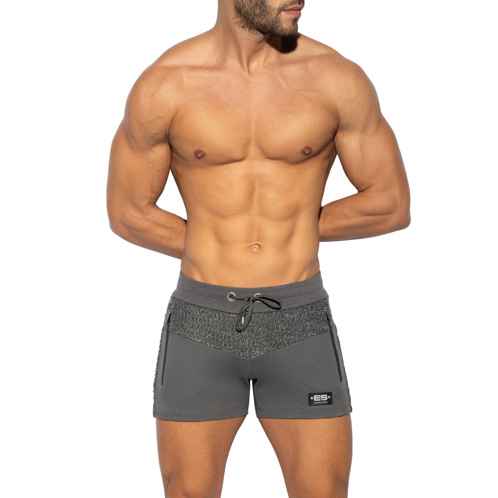 ES Collection Charcoal Rustic Sports Shorts Charcoal SP283