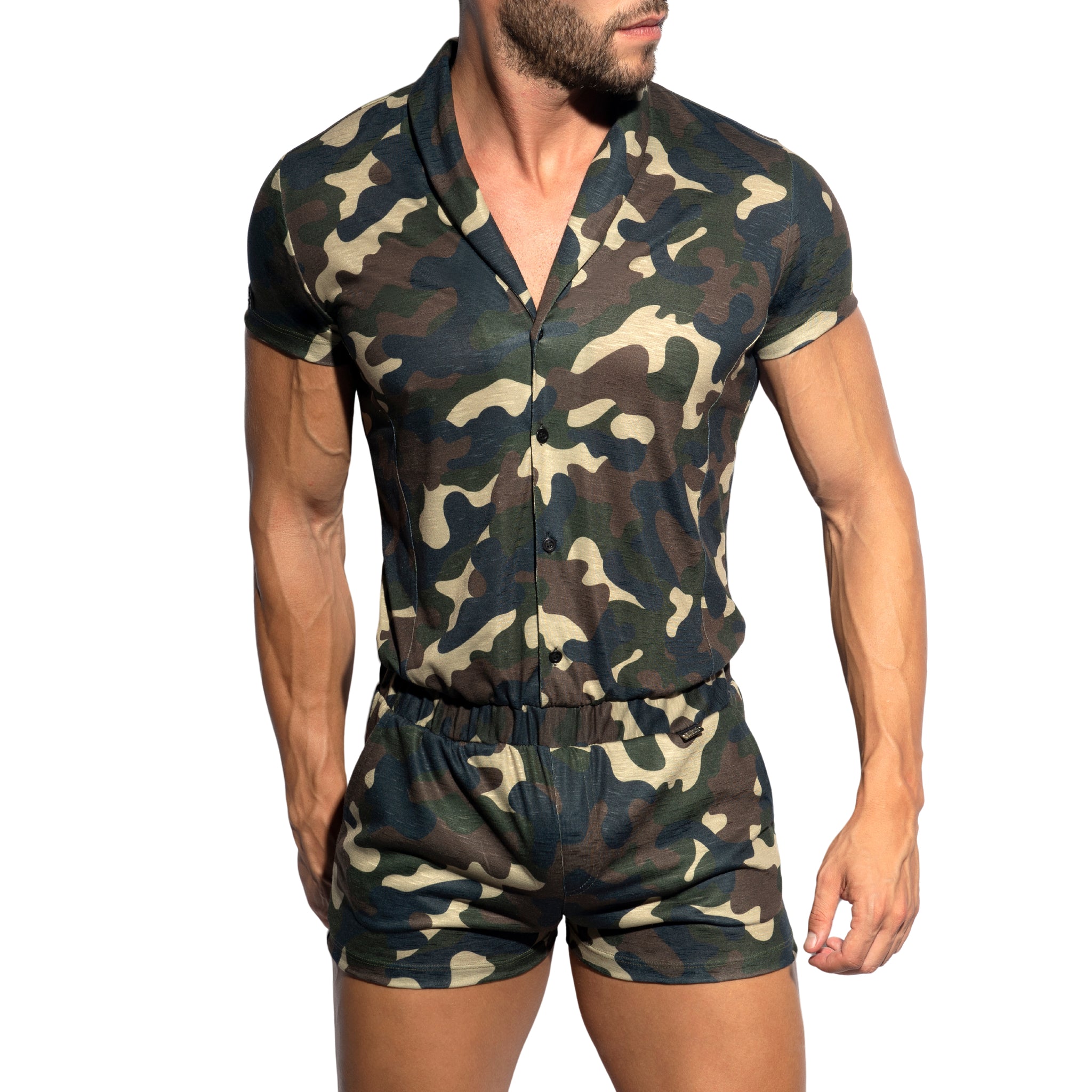 ES Collection Sleeves Camo Bodysuit Camouflage SP291