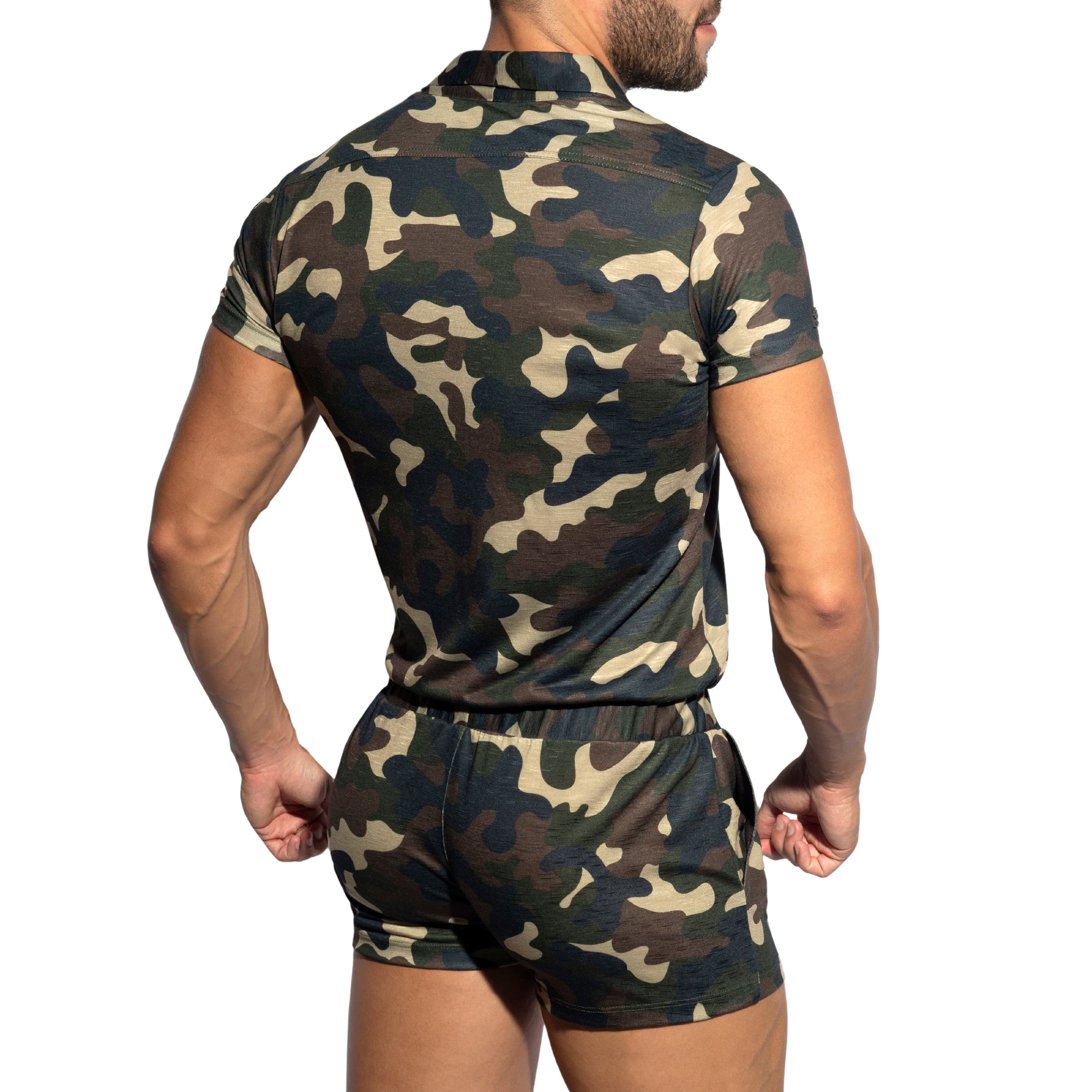 ES Collection Sleeves Camo Bodysuit Camouflage SP291