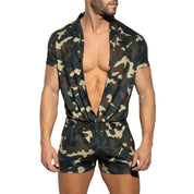 ES Collection Sleeves Camo Bodysuit Camouflage SP291