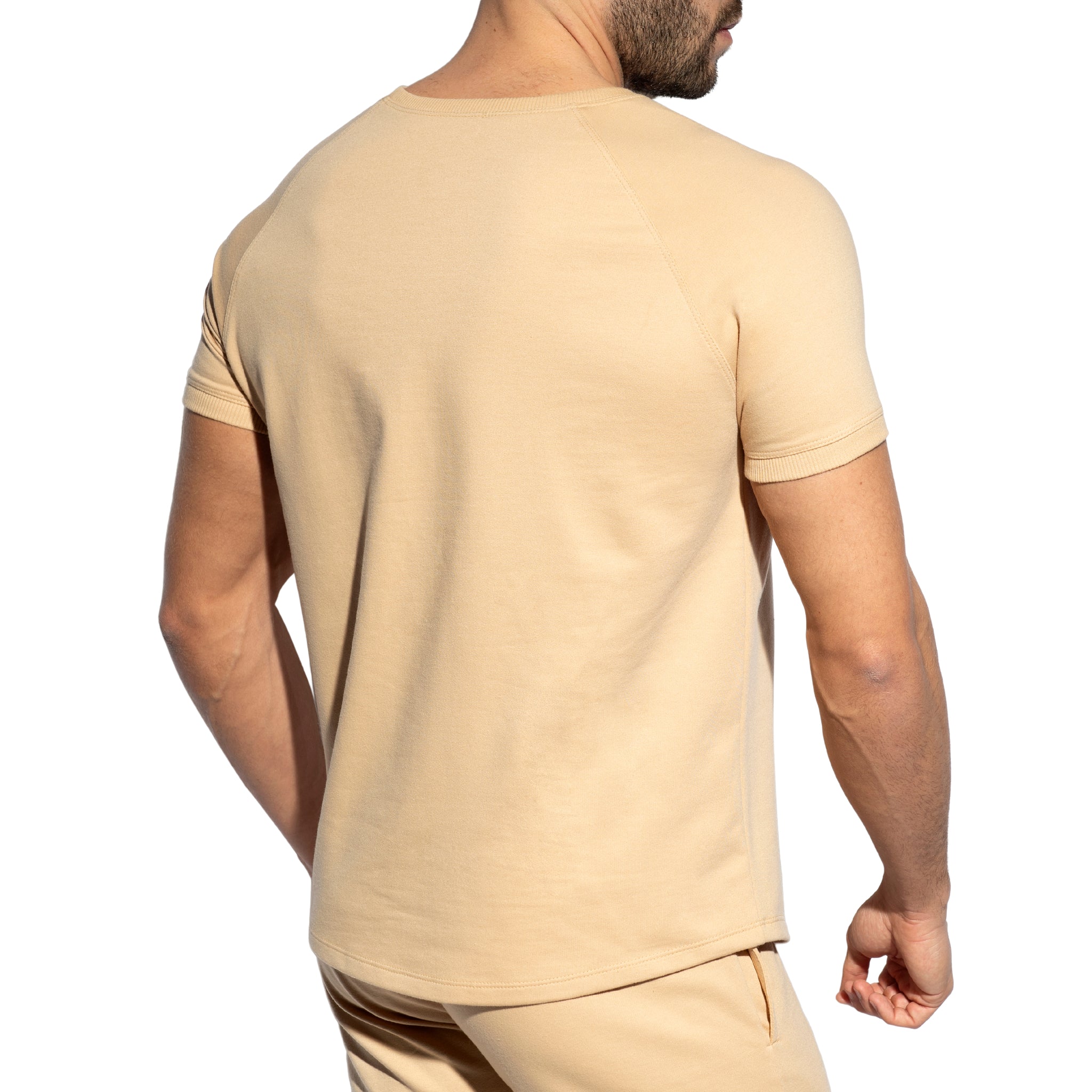 ES Collection Relief Sports T-Shirt Beige SP292